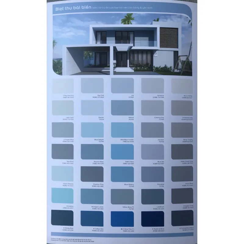 Bảng màu Sơn Dulux Weathershield