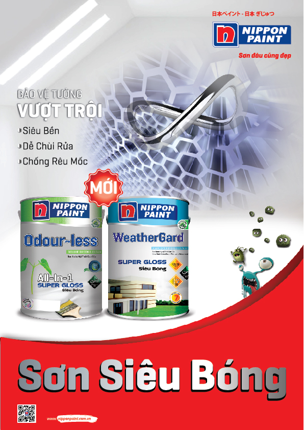 MẪU SƠN NỘI THẤT CỰC ĐẸP VỚI SƠN SIÊU BÓNG