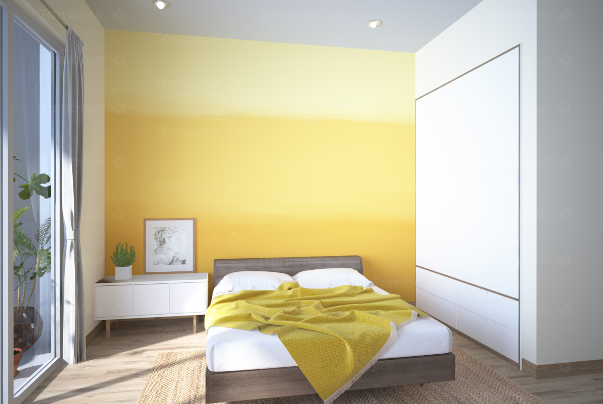 Những ý tưởng sơn tường phòng ngủ độc đáo &#8211; sơn Dulux