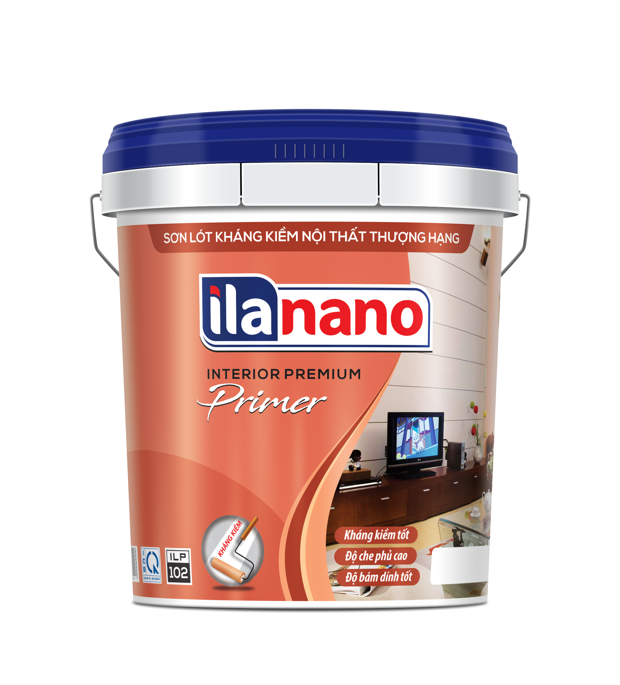 SƠN LÓT KHÁNG KIỀM NỘI THẤT THƯỢNG HẠNG ILA NANO ILP 102