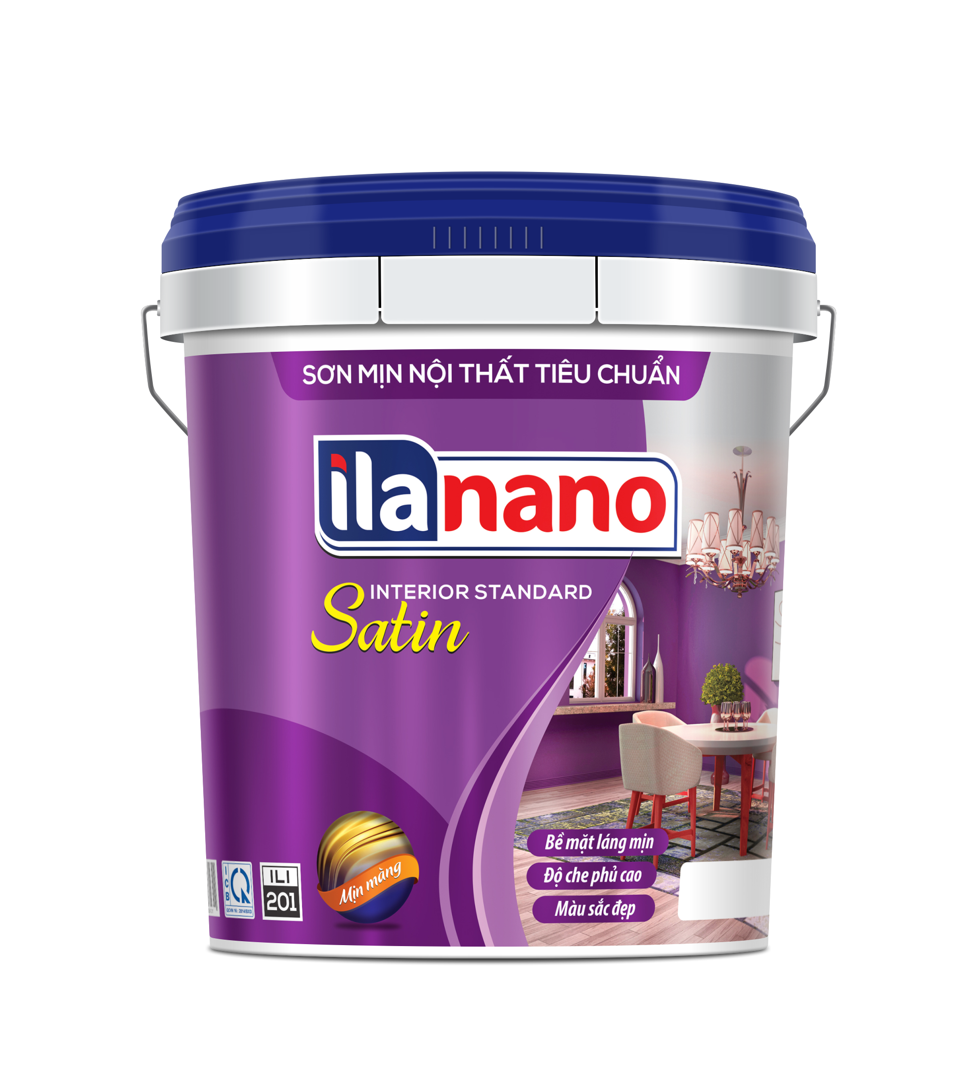 SƠN MỊN NỘI THẤT TIÊU CHUẨN ILA NANO ILI 201