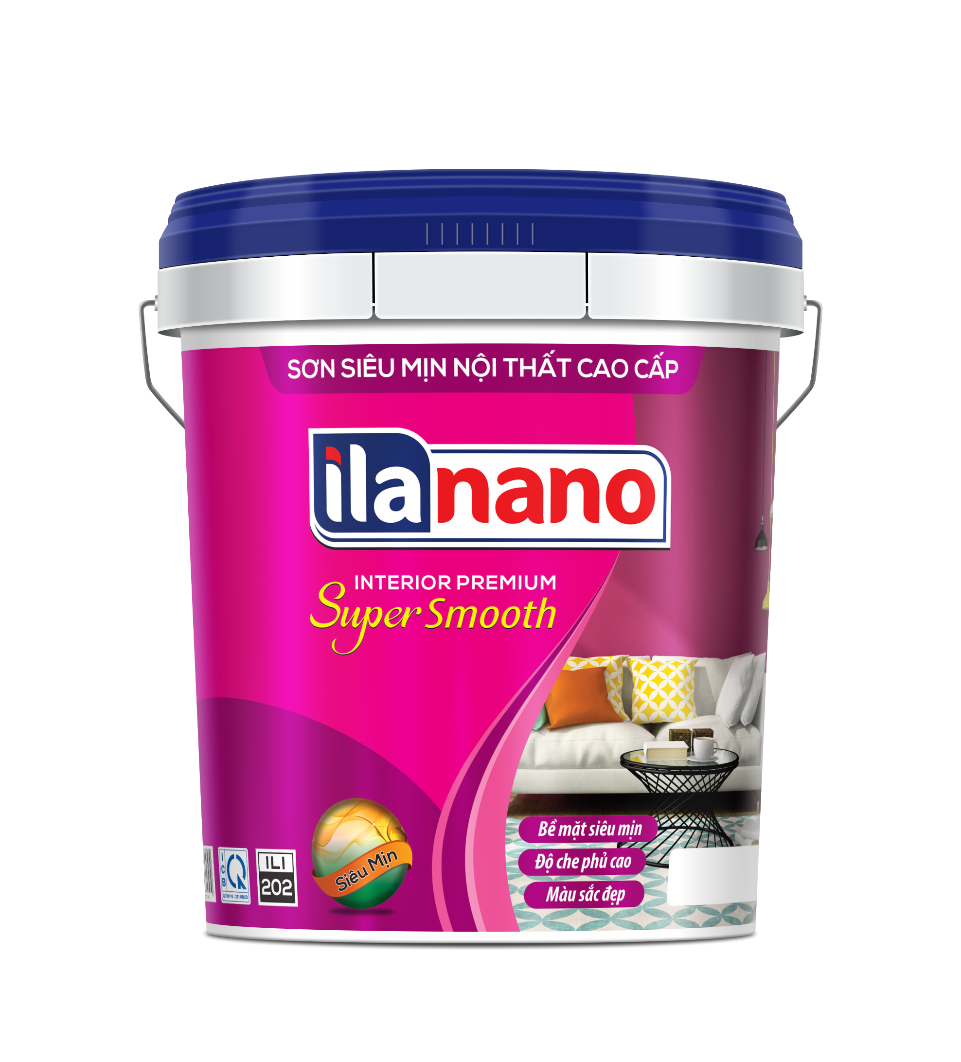 SƠN SIÊU MỊN NỘI THẤT CAO CẤP ILA NANO ILI 202