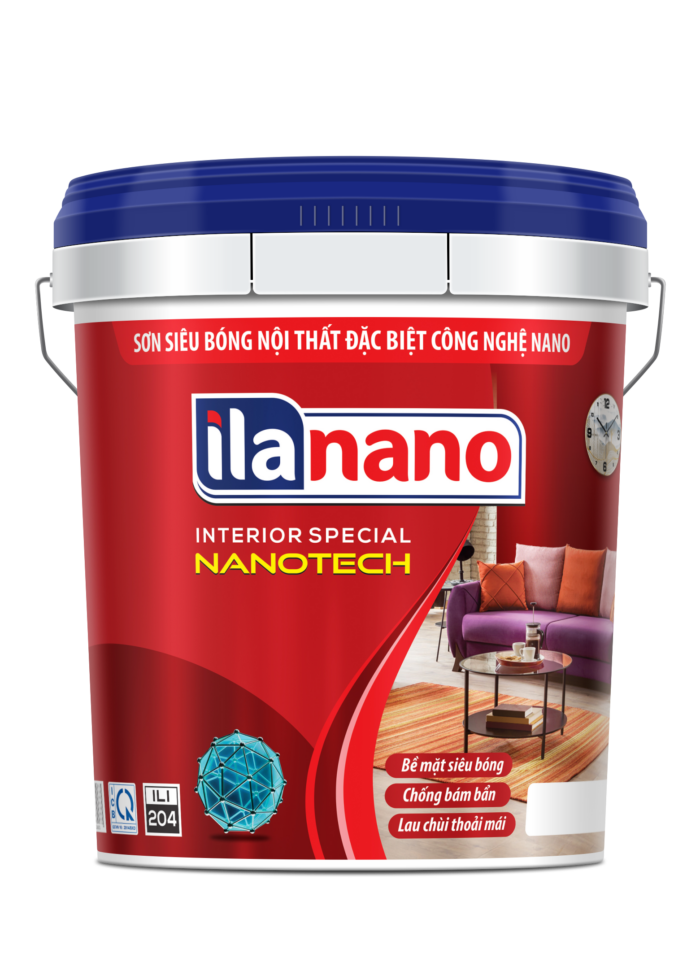 SƠN SIÊU BÓNG NGOẠI THẤT CAO CẤP SIÊU BỀN ILA NANO ILE 304