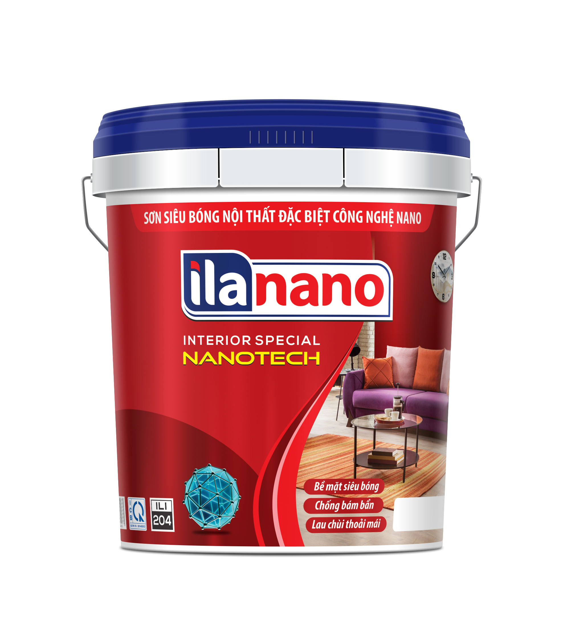 SƠN SIÊU BÓNG NGOẠI THẤT CAO CẤP SIÊU BỀN ILA NANO ILE 304