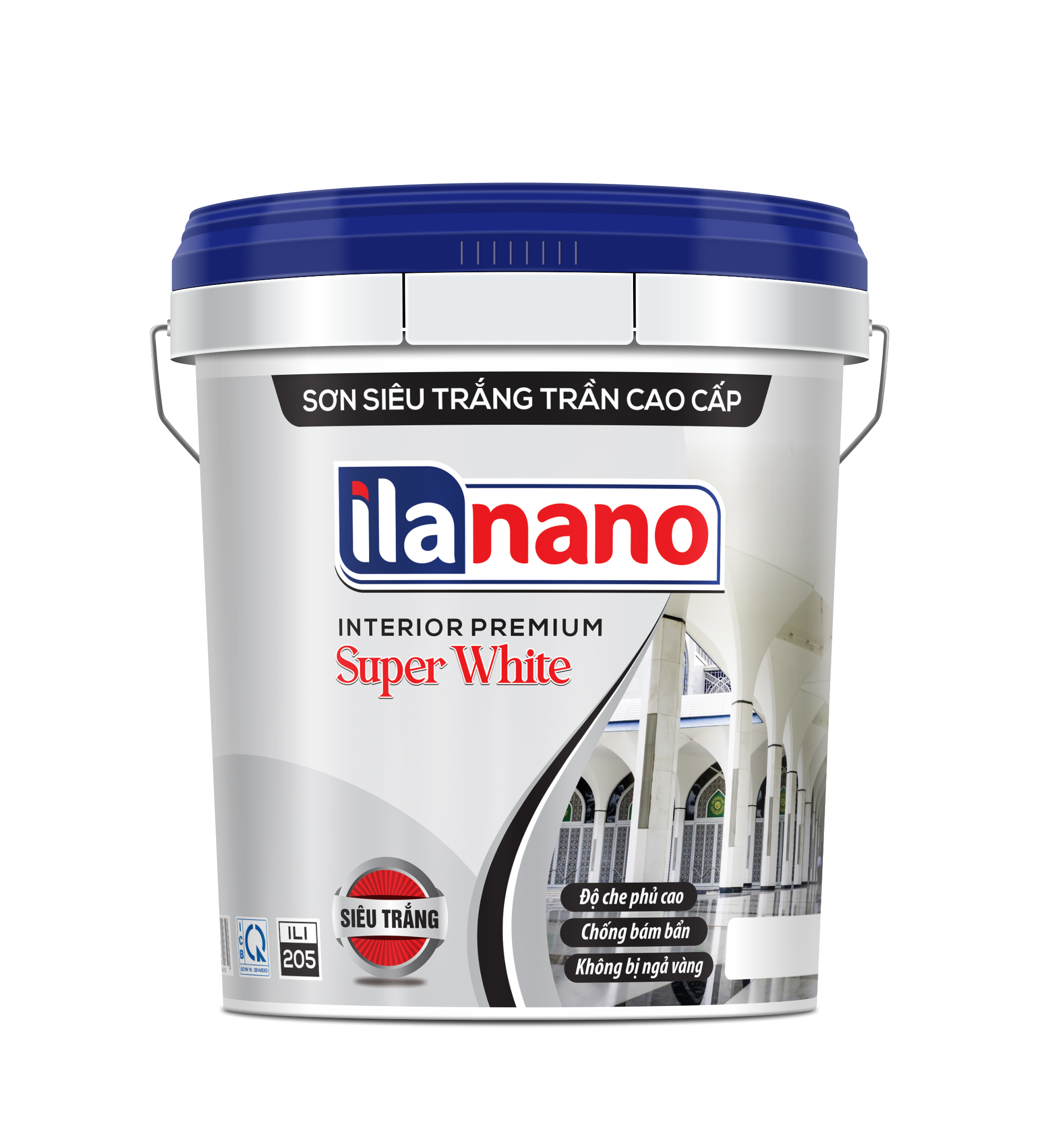 SƠN SIÊU TRẮNG TRẦN CAO CẤP ILA NANO ILI 205